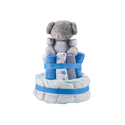 Blue Nappy Cake