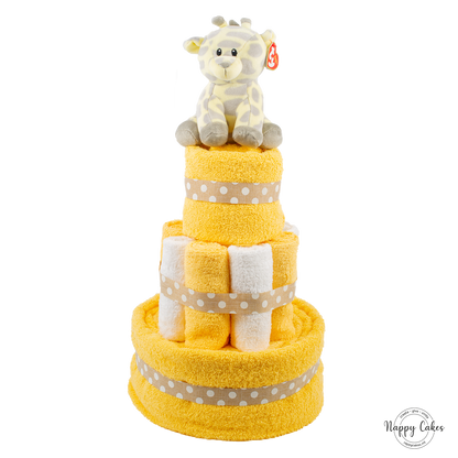 Multi-Coloured Nappy Cake