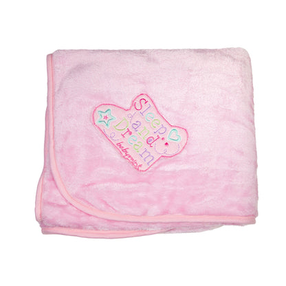 Baby Mink Glow Blanket - Pink